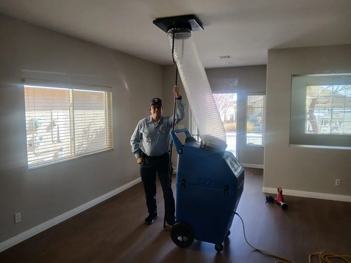 Professional Dryer Vent Cleaning work inside a Franconia home